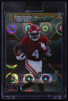 Mike Washington 2026 Atompunk Fantasy Football Gold Donut Circles #FAPGD4MW #1/1 RC at PristineAuction.com