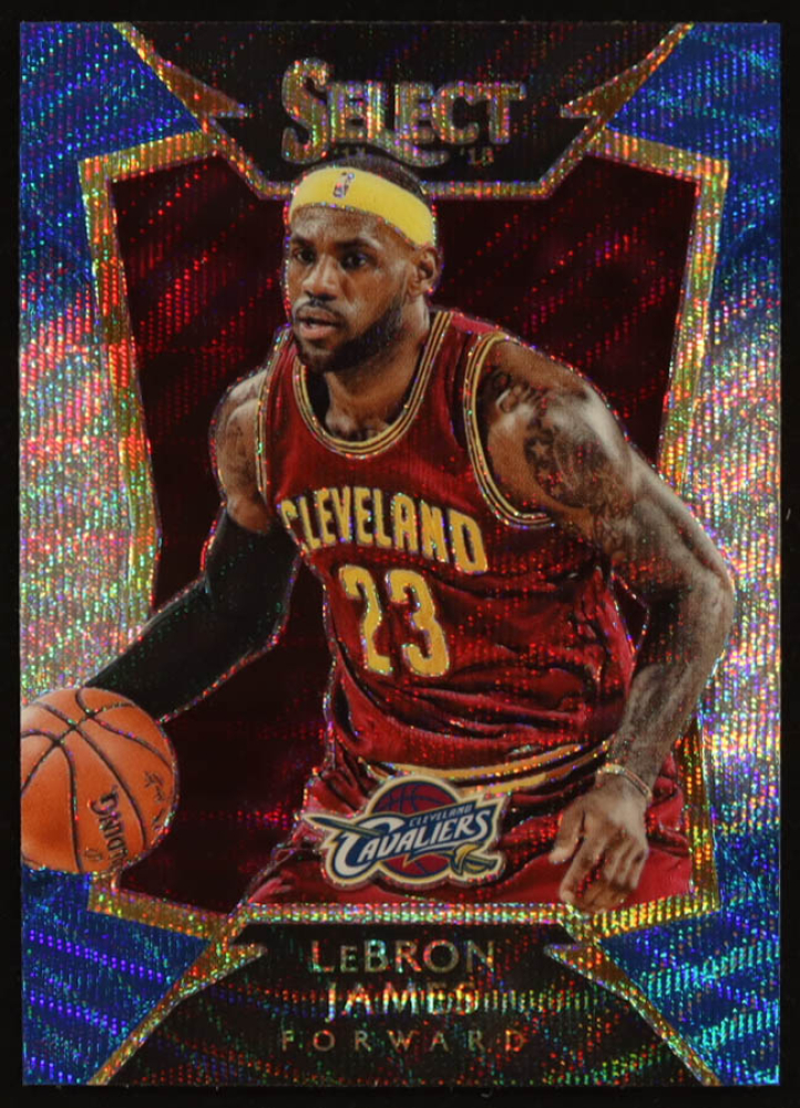 LeBron James 2014-15 Select Prizms Blue and Silver #57 CON