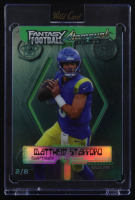 Matthew Stafford 2026 Atompunk Fantasy Football Green Refractor #FAPGR2MS #2/8 at PristineAuction.com