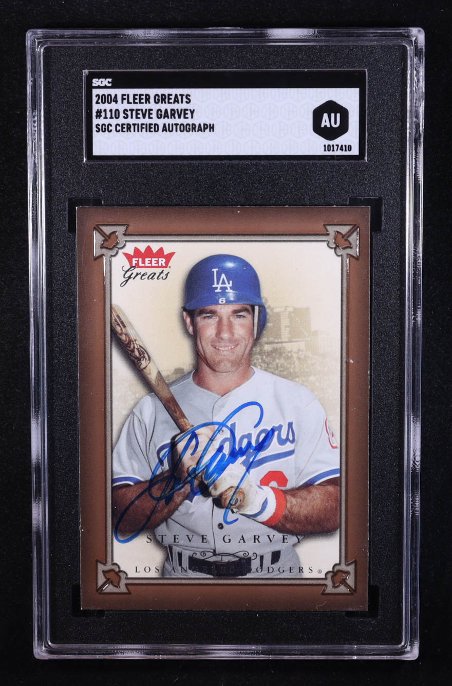 Steve Garvey Signed 2004 Greats of the Game #110 (SGC) at PristineAuction.com Steve Garvey Signed 2004 Greats of the Game #110 (SGC) at PristineAuction.com