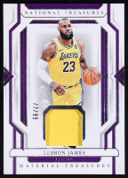 LeBron James 2024-25 Panini National Treasures Franchise Treasures Materials #4 #72/99 at PristineAuction.com