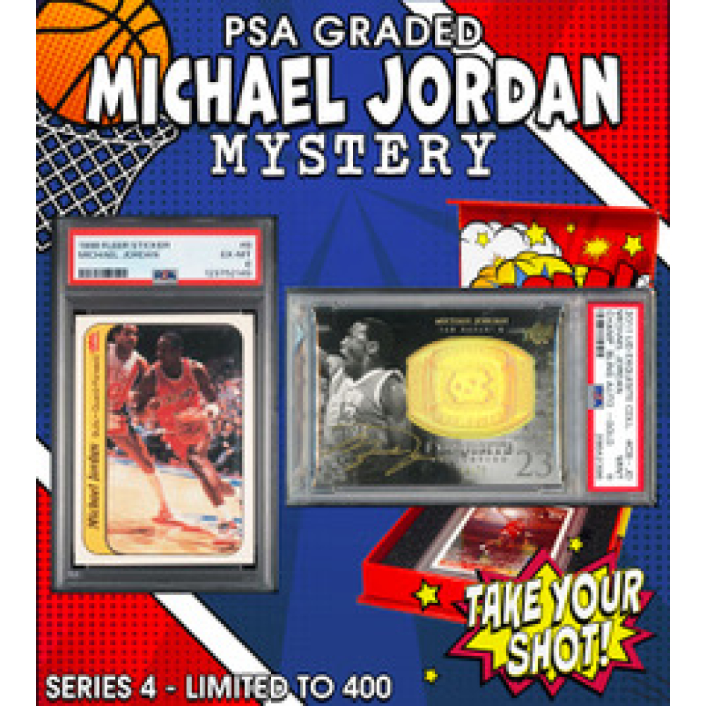 NEW PRISTINE EXCLUSIVE! All PSA/BGS Graded Michael Jordan BOOM BOX, Series 4 Mystery Box! at PristineAuction.com