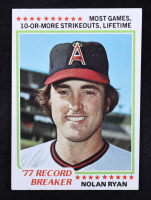 Nolan Ryan 1978 Topps #6 RB at PristineAuction.com