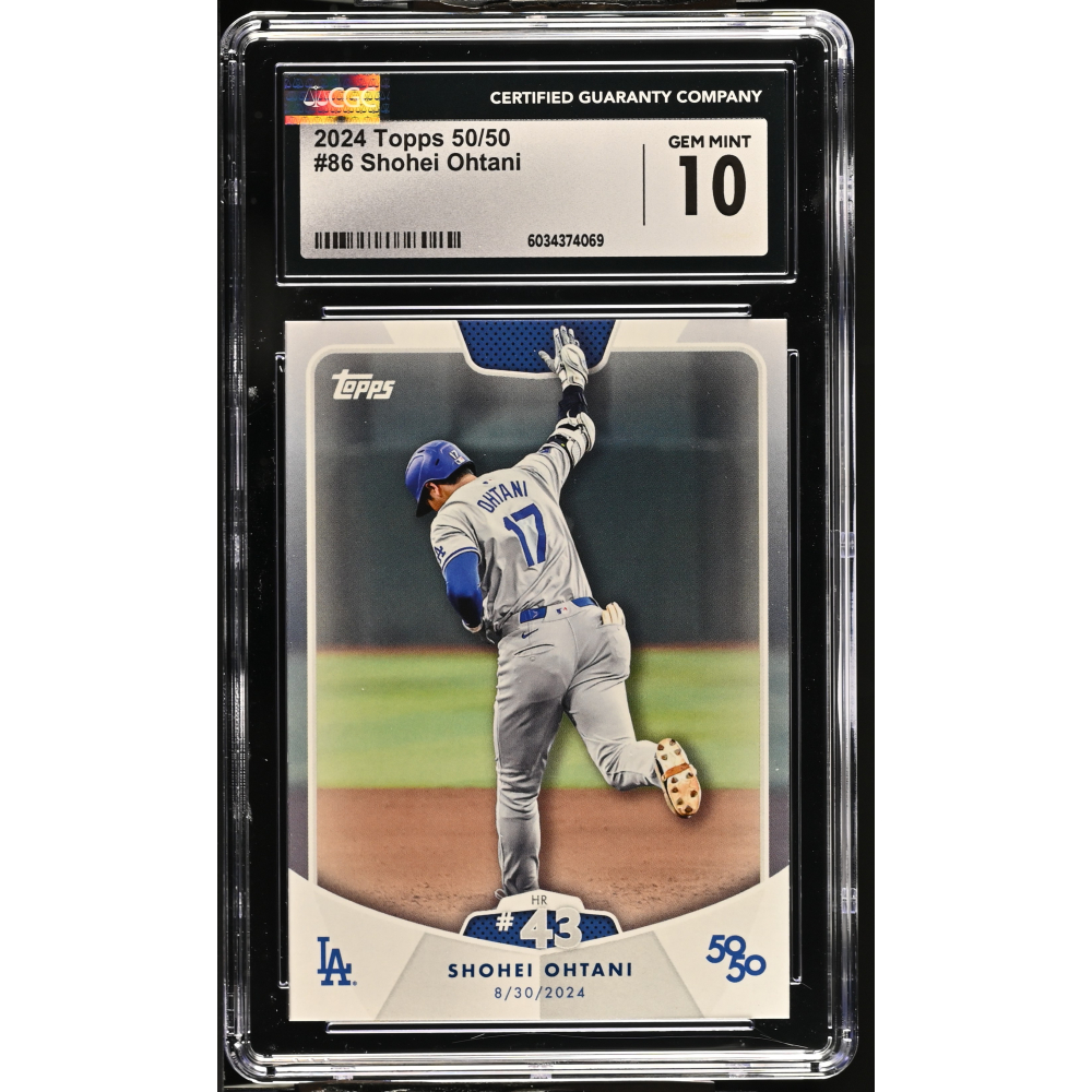 Shohei Ohtani 2024 Topps 50/50 #86 (CGC 10) at PristineAuction.com
