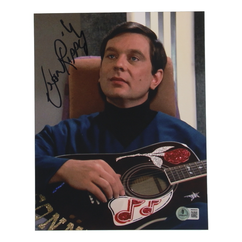 Leon Rippy Signed "Star Trek: The Next Generation-Episode: The Neutral Zone" 8x10 Photo (Beckett) at PristineAuction.com Leon Rippy Signed "Star Trek: The Next Generation-Episode: The Neutral Zone" 8x10 Photo (Beckett) at PristineAuction.com