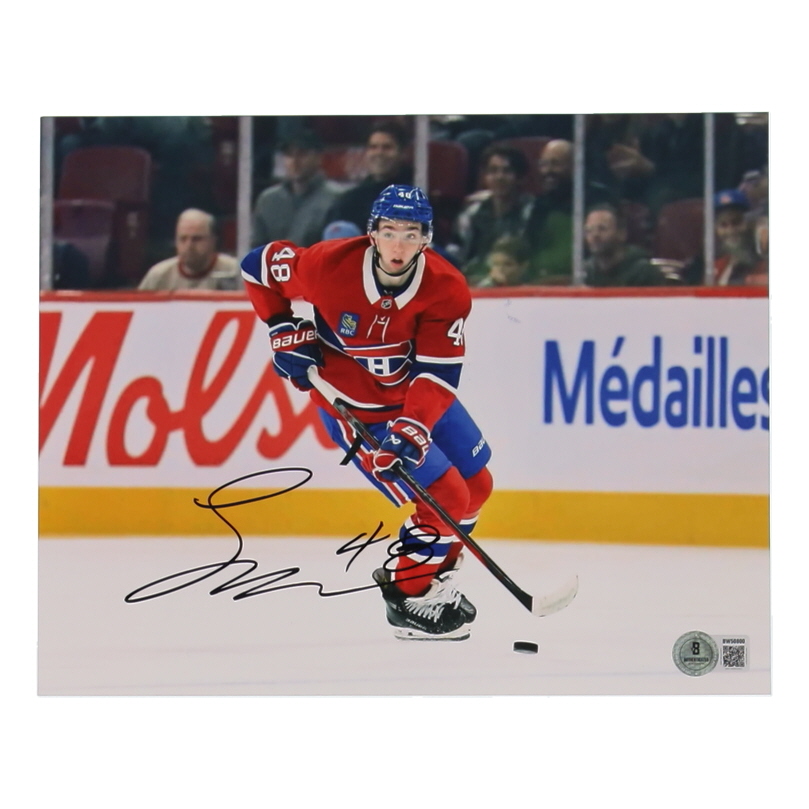 Lane Hutson Signed Canadiens 8x10 Photo (Beckett) at PristineAuction.com Lane Hutson Signed Canadiens 8x10 Photo (Beckett) at PristineAuction.com