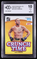 Alex Pereira 2023 Panini Donruss UFC Crunch Time #6 (BCCG 10) at PristineAuction.com