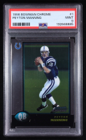 Peyton Manning 1998 Bowman Chrome #1 RC (PSA 9) at PristineAuction.com