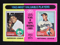 Elston Howard / Sandy Koufax 1975 Topps #201 MVP at PristineAuction.com