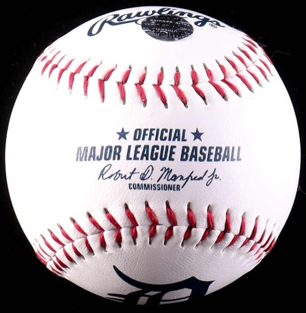 Cecil Fielder Signed OML Tigers Logo Baseball (Wilder) at PristineAuction.com Cecil Fielder Signed OML Tigers Logo Baseball (Wilder) at PristineAuction.com