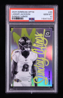 Lamar Jackson 2024 Donruss Optic Sunday Kings #28 (PSA 10) at PristineAuction.com