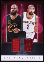 Kyrie Irving / LeBron James 2024-25 Panini Silhouette Duo Memorabilia #4 at PristineAuction.com
