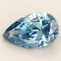 .44 Carats Lab Grown FANCY VIVID BLUE Diamond Loose VS1 | IGI Cert at PristineAuction.com