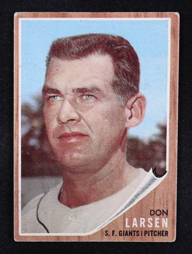 Don Larsen 1962 Topps #33 at PristineAuction.com Don Larsen 1962 Topps #33 at PristineAuction.com