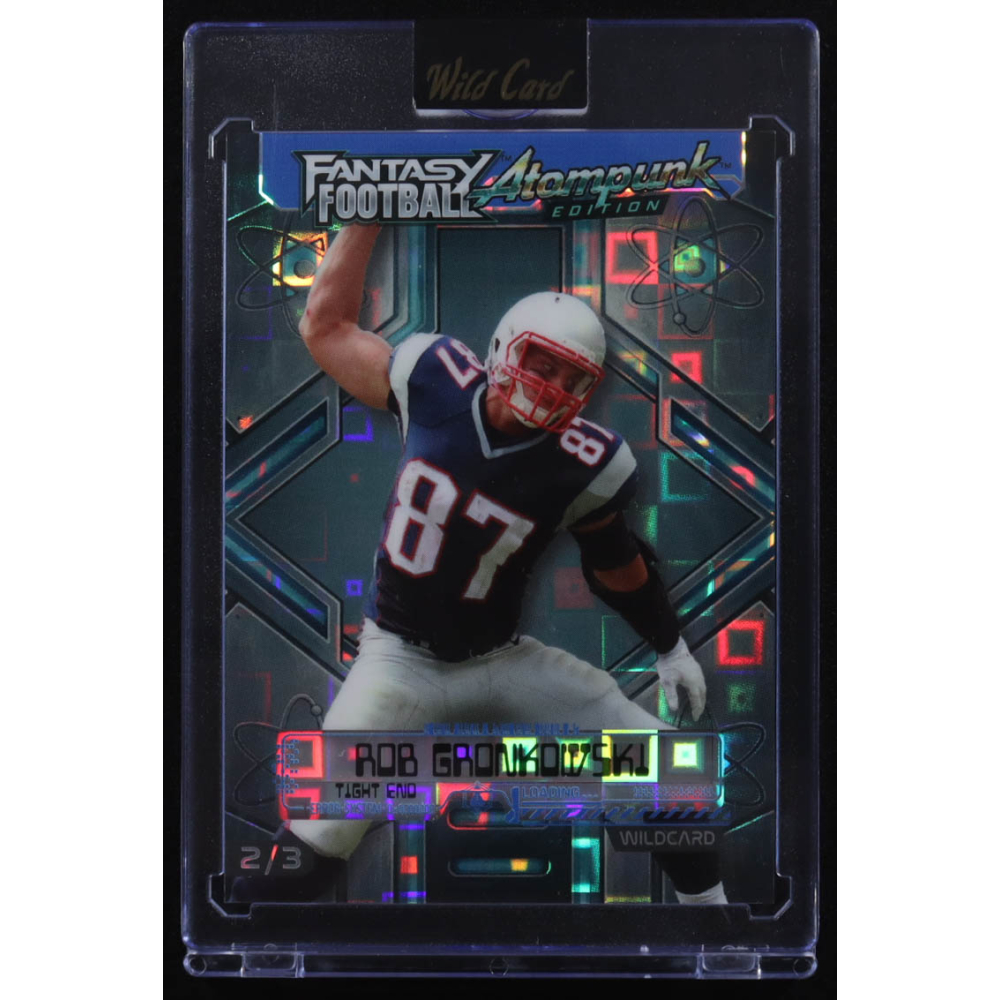 Rob Gronkowski 2026 Atompunk Fantasy Football Blue Pandora #FAPBL4RG #2/3 at PristineAuction.com