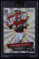 Fernando Mendoza 2025 Wild Card Comix Legend White Stealth #ACBLFM01 #2/5 RC at PristineAuction.com