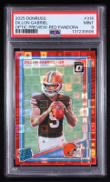 Dillon Gabriel 2025 Panini Donruss Optic Preview Red Pandora #316 RC (PSA 9) at PristineAuction.com