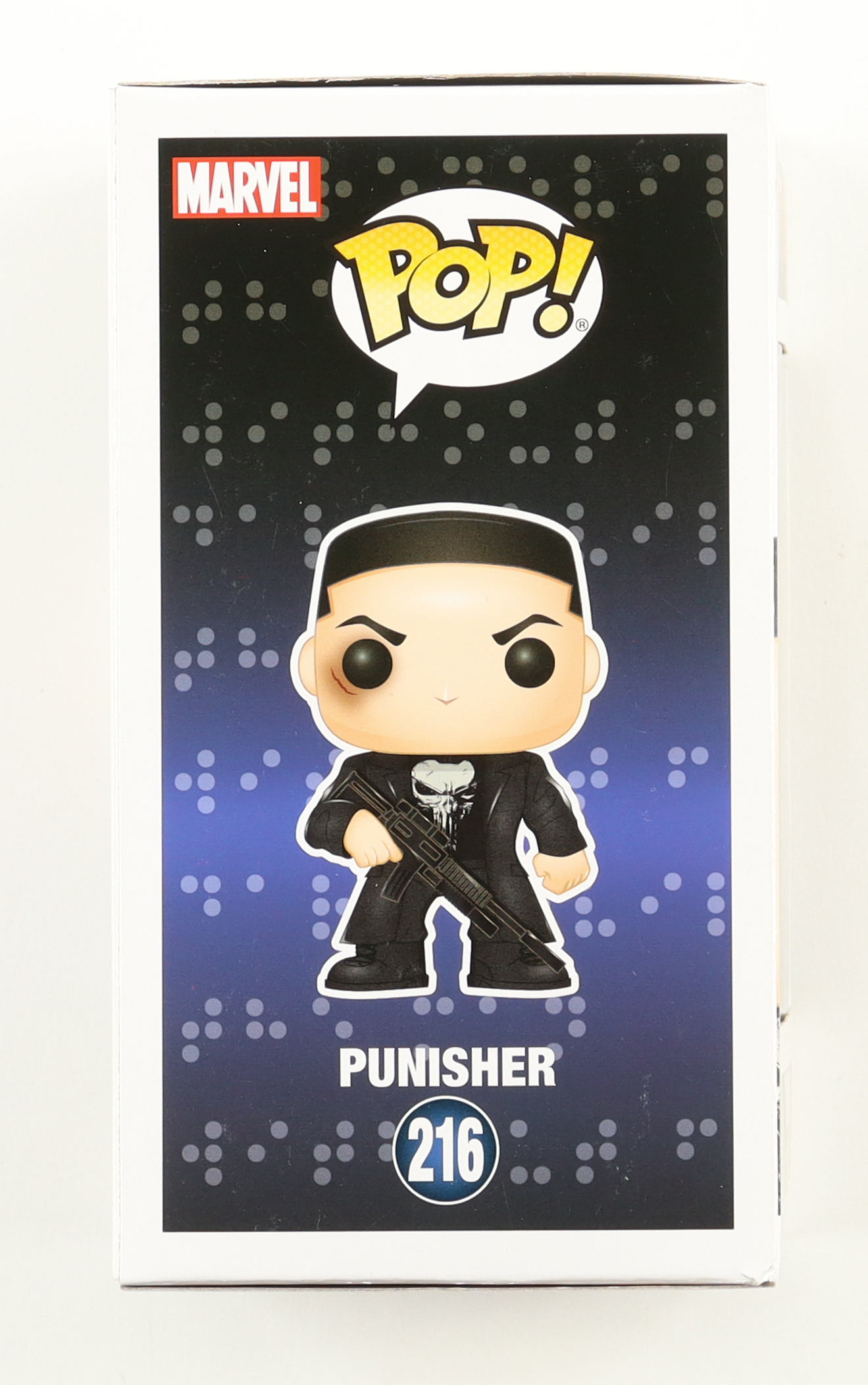 Jon Bernthal Signed "Daredevil" #216 Punisher Funko Pop! Vinyl Figure (Beckett) at PristineAuction.com Jon Bernthal Signed "Daredevil" #216 Punisher Funko Pop! Vinyl Figure (Beckett) at PristineAuction.com