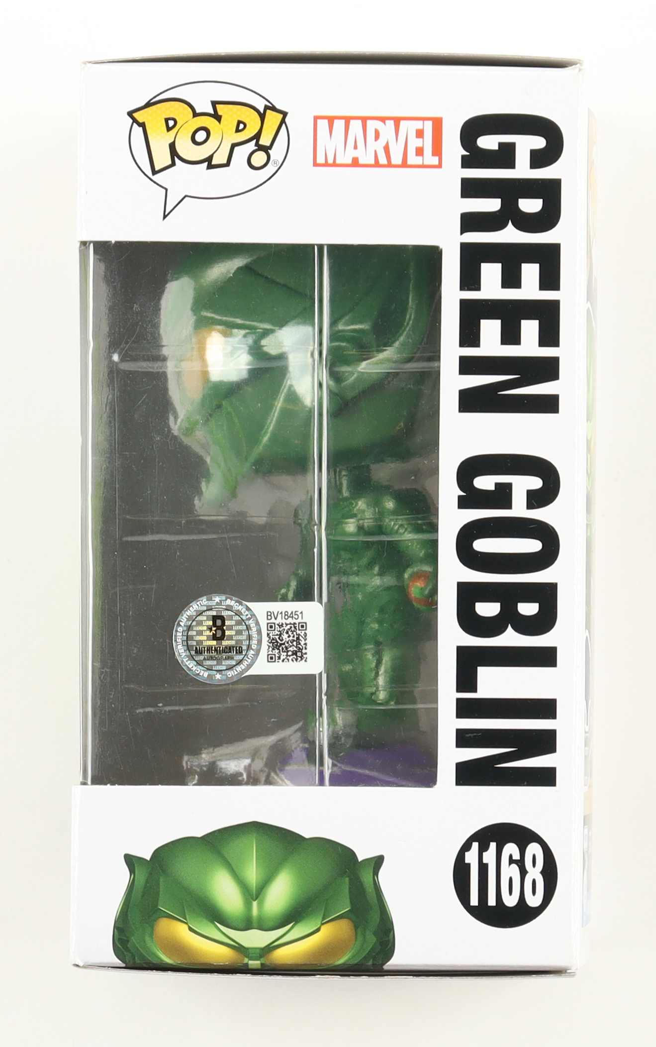 Willem Dafoe Signed "Spider-Man: No Way Home" #1168 Green Goblin Bobble-Head Funko Pop! Vinyl Figure (Beckett) at PristineAuction.com Willem Dafoe Signed "Spider-Man: No Way Home" #1168 Green Goblin Bobble-Head Funko Pop! Vinyl Figure (Beckett) at PristineAuction.com