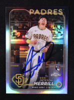 Jackson Merrill Signed 2024 Topps Chrome Update Refractors #USC57 RC at PristineAuction.com