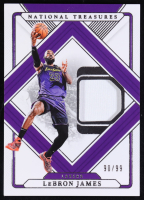 LeBron James 2024-25 Panini National Treasures Treasured Threads #30 #90/99 at PristineAuction.com