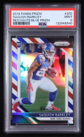 Saquon Barkley 2018 Panini Prizm Prizms Red White and Blue #202 RC (PSA 9) at PristineAuction.com