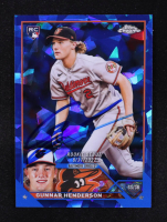 Gunnar Henderson Signed 2023 Topps Chrome Update Sapphire #USCS18 RC at PristineAuction.com