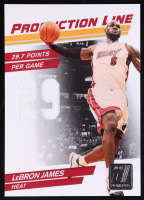 LeBron James 2010-11 Donruss Production Line Materials #2 #288/399 at PristineAuction.com