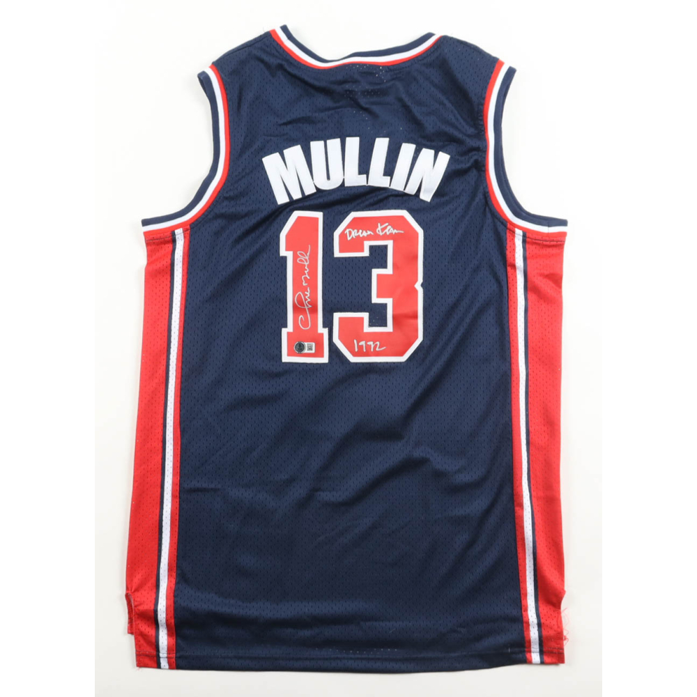 Chris Mullin Signed Team USA Mitchell & Ness Authentic Jersey Inscribed "Dream Team" & "1992" (Beckett) at PristineAuction.com