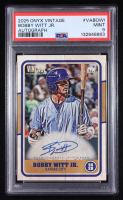 Bobby Witt Jr. 2025 Onyx Vintage Autographs #VABOWI (PSA 9) at PristineAuction.com