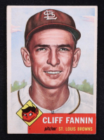 Cliff Fannin 1953 Topps #203 at PristineAuction.com