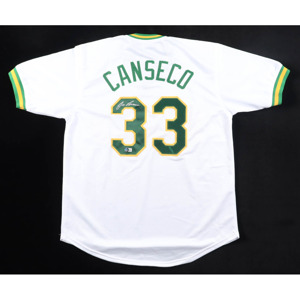 Jose Canseco Signed Jersey (Beckett) at PristineAuction.com
