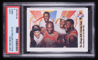 Bulls Starting Five 1991-92 SkyBox #337 (PSA 9) at PristineAuction.com