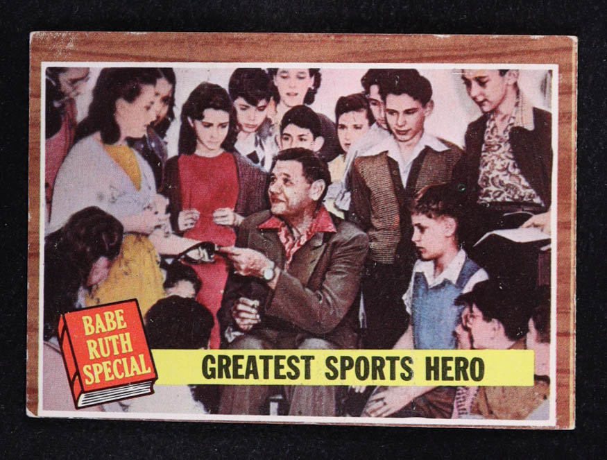 Babe Ruth 1962 Topps #143 Babe Ruth Special 9/Greatest Sports Hero at PristineAuction.com Babe Ruth 1962 Topps #143 Babe Ruth Special 9/Greatest Sports Hero at PristineAuction.com