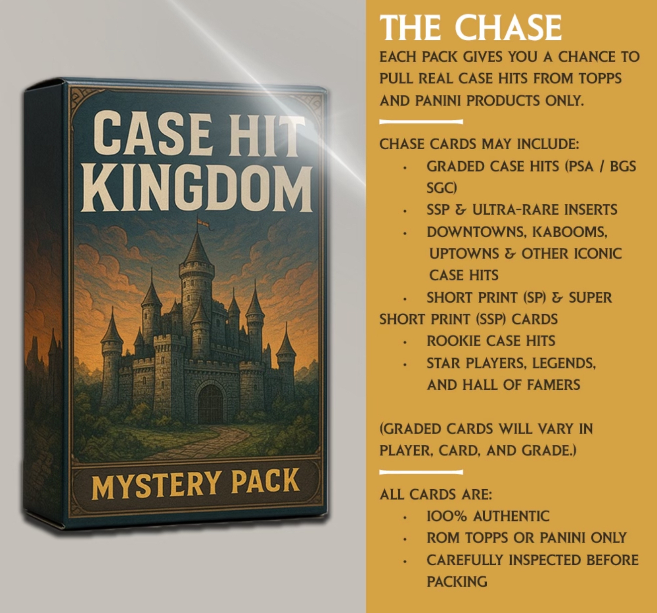 CASE HIT KINGDOM – Premium Multi-Sport Mystery Box Repack at PristineAuction.com CASE HIT KINGDOM – Premium Multi-Sport Mystery Box Repack at PristineAuction.com