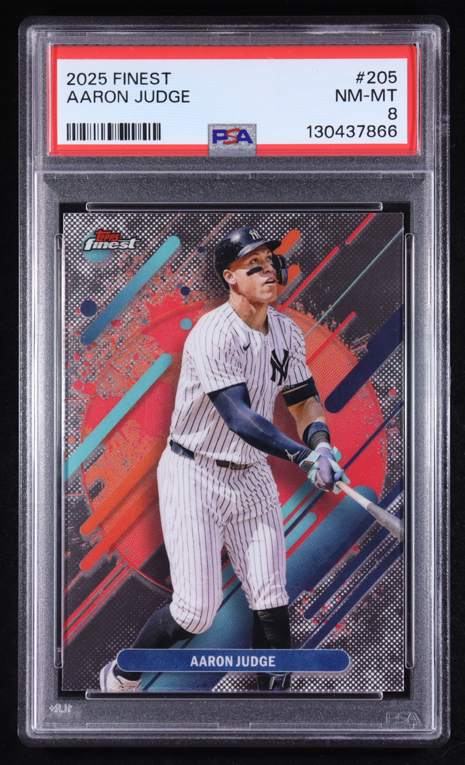 Aaron Judge 2025 Topps Finest Rare #205 (PSA 8) at PristineAuction.com Aaron Judge 2025 Topps Finest Rare #205 (PSA 8) at PristineAuction.com
