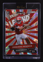 Fernando Mendoza 2025 Wild Card Comix Legend Lava #ACBL-FM08 #3/4 RC at PristineAuction.com