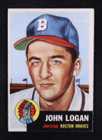 Johnny Logan 1953 Topps #158 RC at PristineAuction.com