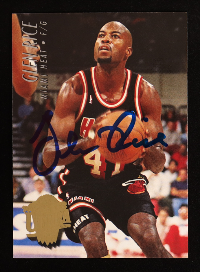 Glen Rice Signed 1994-95 Ultra #97 (JSA) at PristineAuction.com Glen Rice Signed 1994-95 Ultra #97 (JSA) at PristineAuction.com