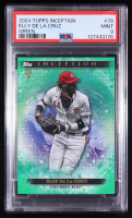 Elly De La Cruz 2024 Topps Inception Green #78 RC (PSA 9) at PristineAuction.com