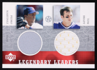 Pedro Martinez / Tom Brady 2002-03 UD SuperStars Legendary Leaders Dual Jersey #PMTB at PristineAuction.com