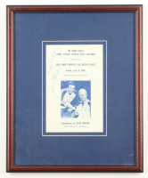 James Stewart Signed Custom Framed Program Display Inscribed "Happy Birthday" (JSA) at PristineAuction.com