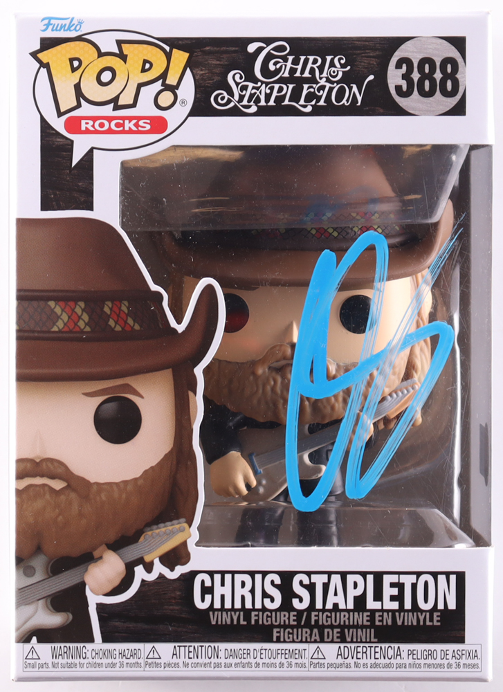 Chris Stapleton Signed #388 Funko Pop! Vinyl Figure (Beckett) at PristineAuction.com Chris Stapleton Signed #388 Funko Pop! Vinyl Figure (Beckett) at PristineAuction.com
