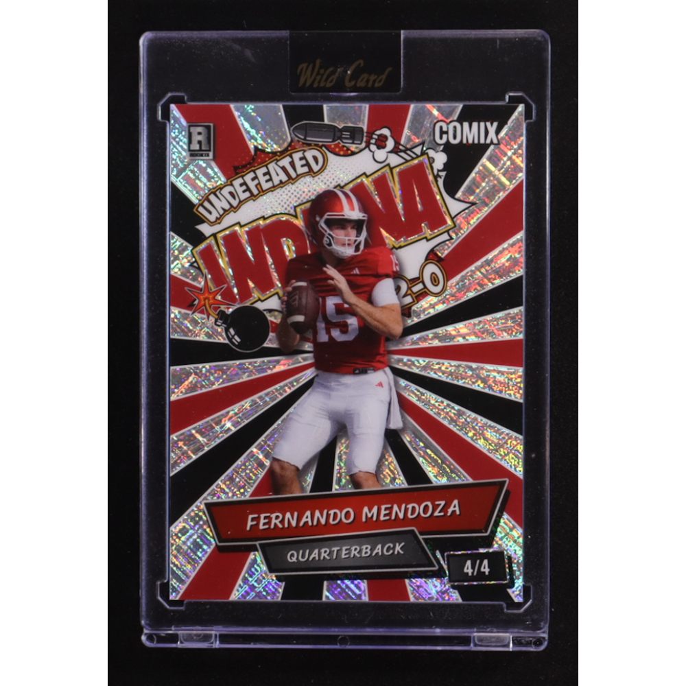 Fernando Mendoza 2025 Wild Card Comix Indiana Cross Hatch #ACBL-FM06 #4 ...