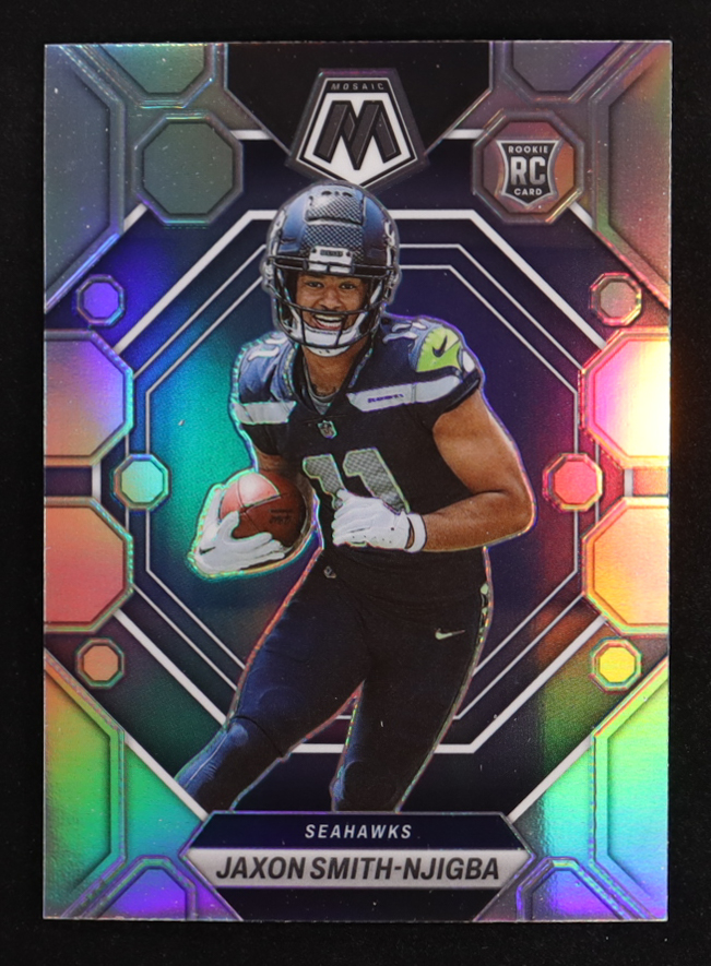 Jaxon Smith-Njigba 2023 Panini Mosaic Silver #331 RC at PristineAuction.com Jaxon Smith-Njigba 2023 Panini Mosaic Silver #331 RC at PristineAuction.com