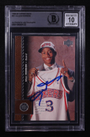 Allen Iverson Signed 1996-97 Upper Deck #91 RC (BGS | Autograph Graded BGS 10) at PristineAuction.com