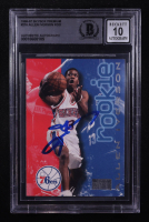 Allen Iverson Signed 1996-97 Skybox Premium #216 RC (BGS | Autograph Graded BGS 10) at PristineAuction.com