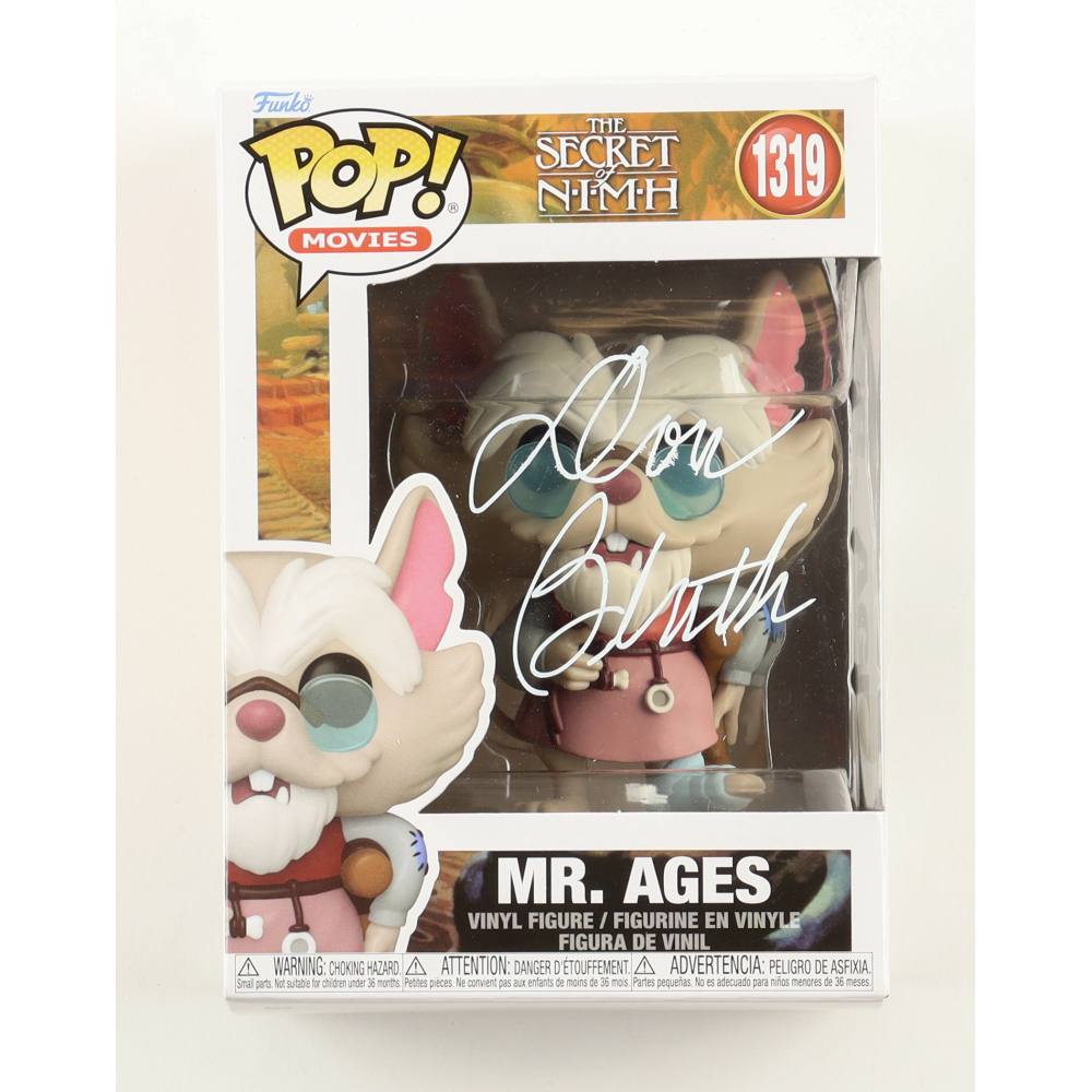Don Bluth Signed "The Secret of N.I.M.H" #1319 Mr. Ages Funko Pop! Vinyl Figure (JSA) at PristineAuction.com