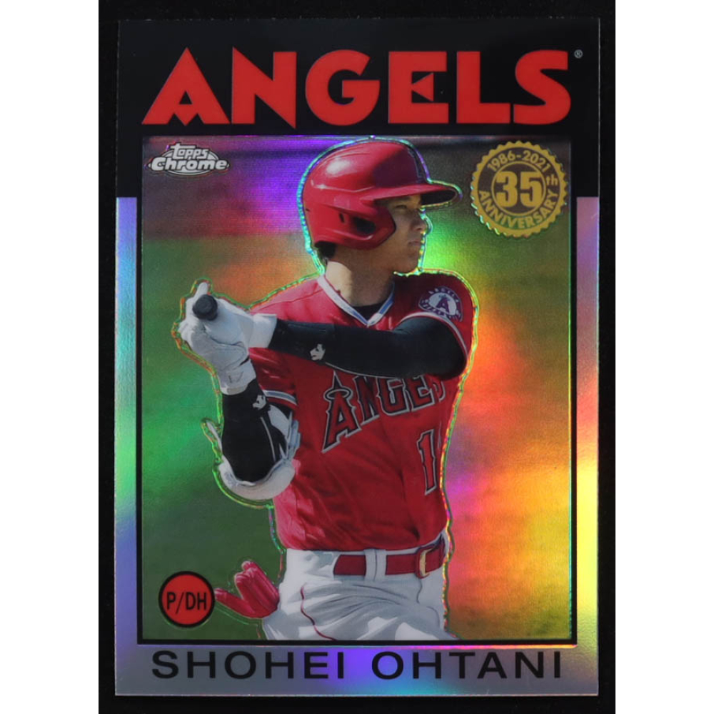 Shohei Ohtani 2021 Topps Chrome '86 Topps #86BC9 at PristineAuction.com