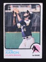 Hank Aaron 1973 Topps #100 at PristineAuction.com